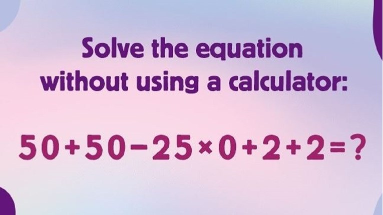 Možete li riješiti ovaj zadatak bez kalkulatora? Mnogi se zeznu jer ne paze