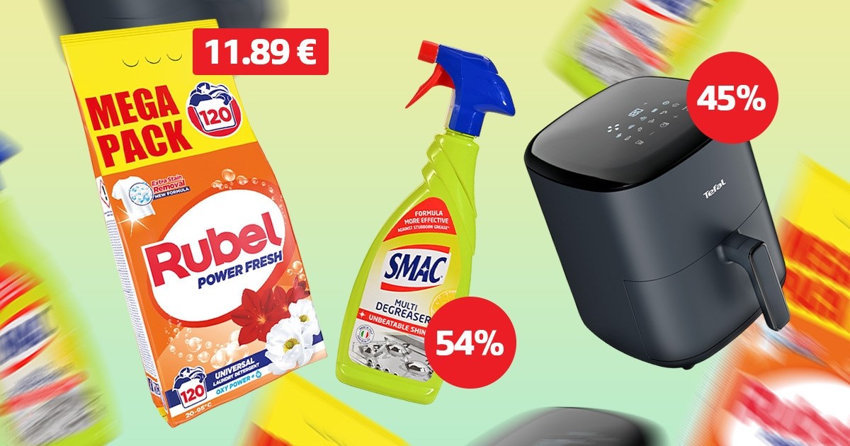 Cijene proizvoda za kućanstvo brutalno su pale. Popusti preko 50%