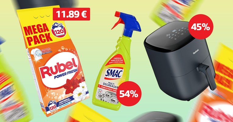 Cijene proizvoda za kućanstvo brutalno su pale. Popusti preko 50%
