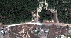 FOTO Objavljene satelitske snimke masovne grobnice u oslobođenom Izjumu