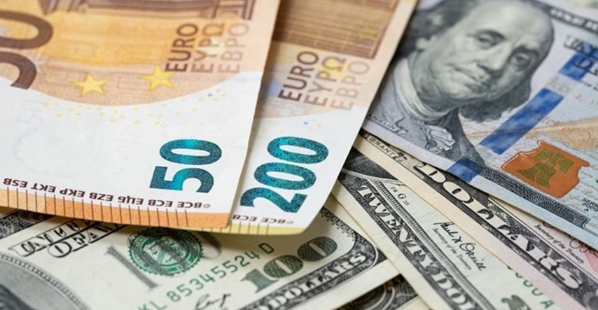 Tečaj eura prema dolaru porastao na najvišu razinu u pet tjedana