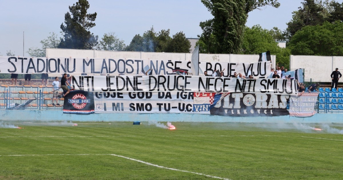 Ultrasi Cibalije ne žele da Vukovar igra SHNL na njihovom stadionu. Podigli su poruku