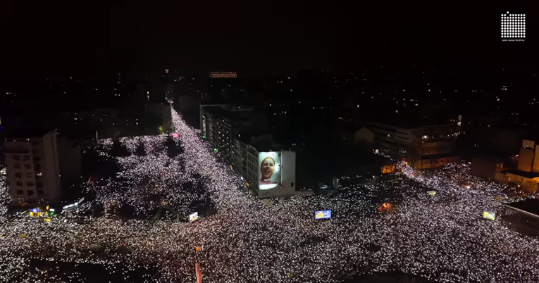 Arhiv javnih skupova objavio procjenu koliko je ljudi prosvjedovalo u Beogradu