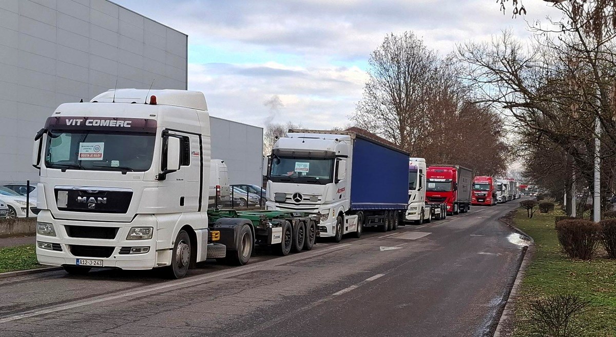 Nastavlja se blokada kamiona na graničnim prijelazima. "EU nas tretira kao turiste"