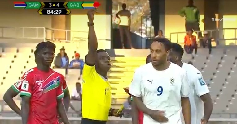 VIDEO Šou Aubameyanga u Africi. Zabio četiri gola pa dobio crveni karton