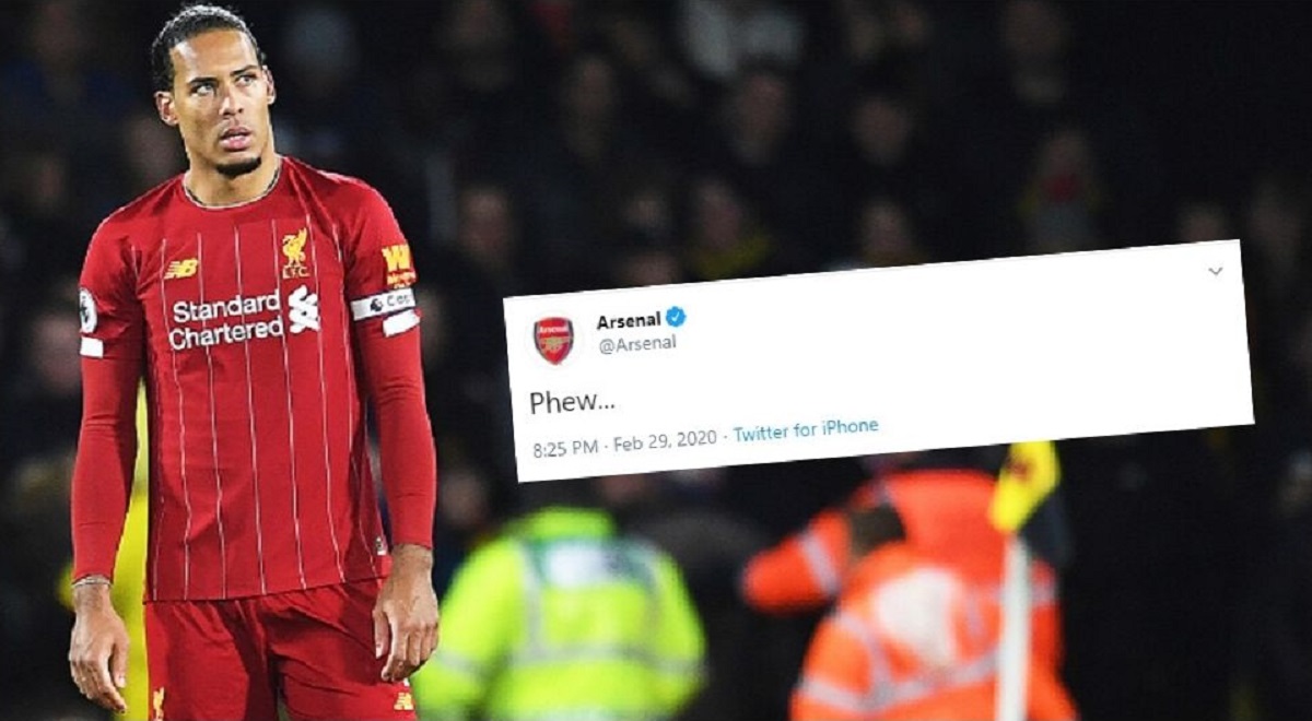 Arsenal oduševio urnebesnom reakcijom nakon što je Watford spasio njegov rekord