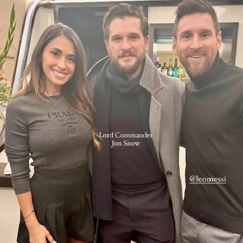 Messi i njegova supruga fotografirali se sa zvijezdom Igre prijestolja