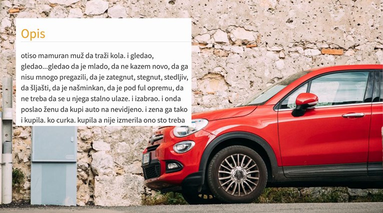 Oglas za prodaju auta nasmijao Srbe, kad vidite opis sve će vam biti jasno
