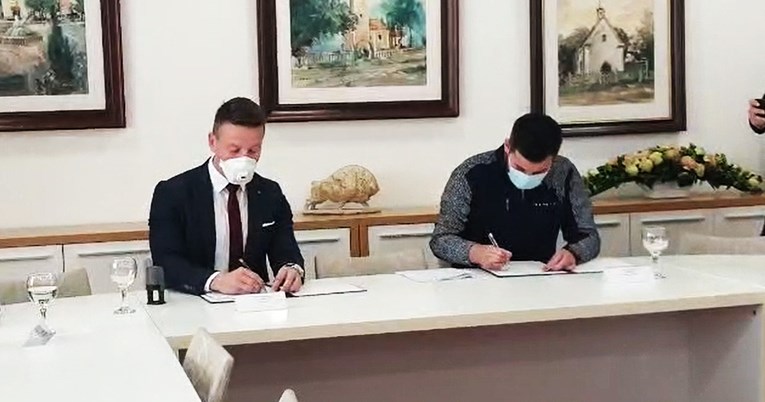 VIDEO Rimac potpisao ugovor sa Svetom Nedeljom za kampus: Novac imamo, idemo raditi