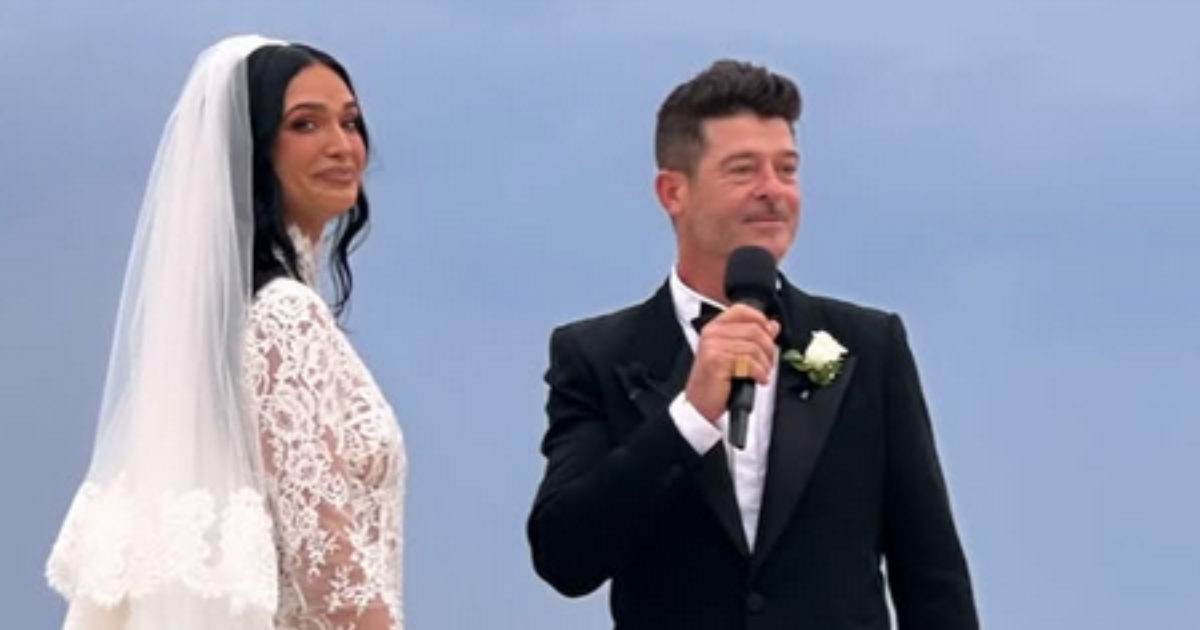 Robin Thicke oženio 18 godina mlađu April nakon sedam godina zaruka