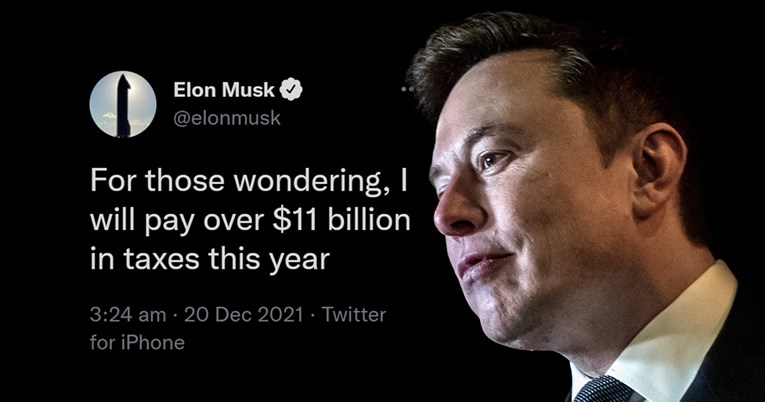 Musk: Ove godine ću platiti više od 11 milijardi dolara poreza