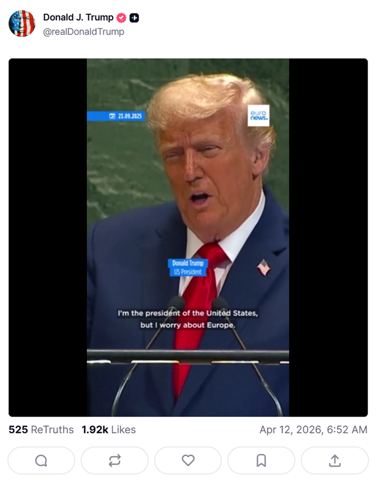 Trump objavio svoj govor u UN-u u kojem žestoko kritizira Europu