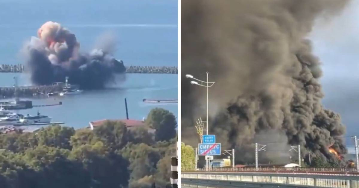 VIDEO Ovako danas izgleda Putinovo ljetovalište. Eksplozije, gori brod...
