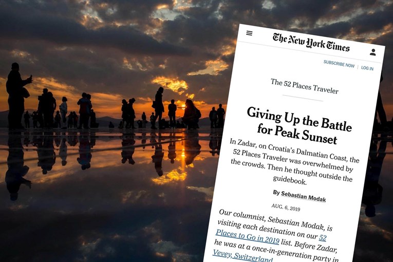 New York Times: Turisti su uništili zalazak sunca u Zadru