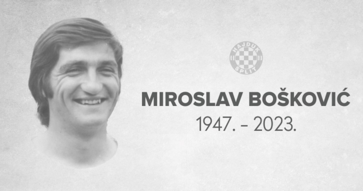 Umro Miroslav Bošković, legendarni igrač Hajduka