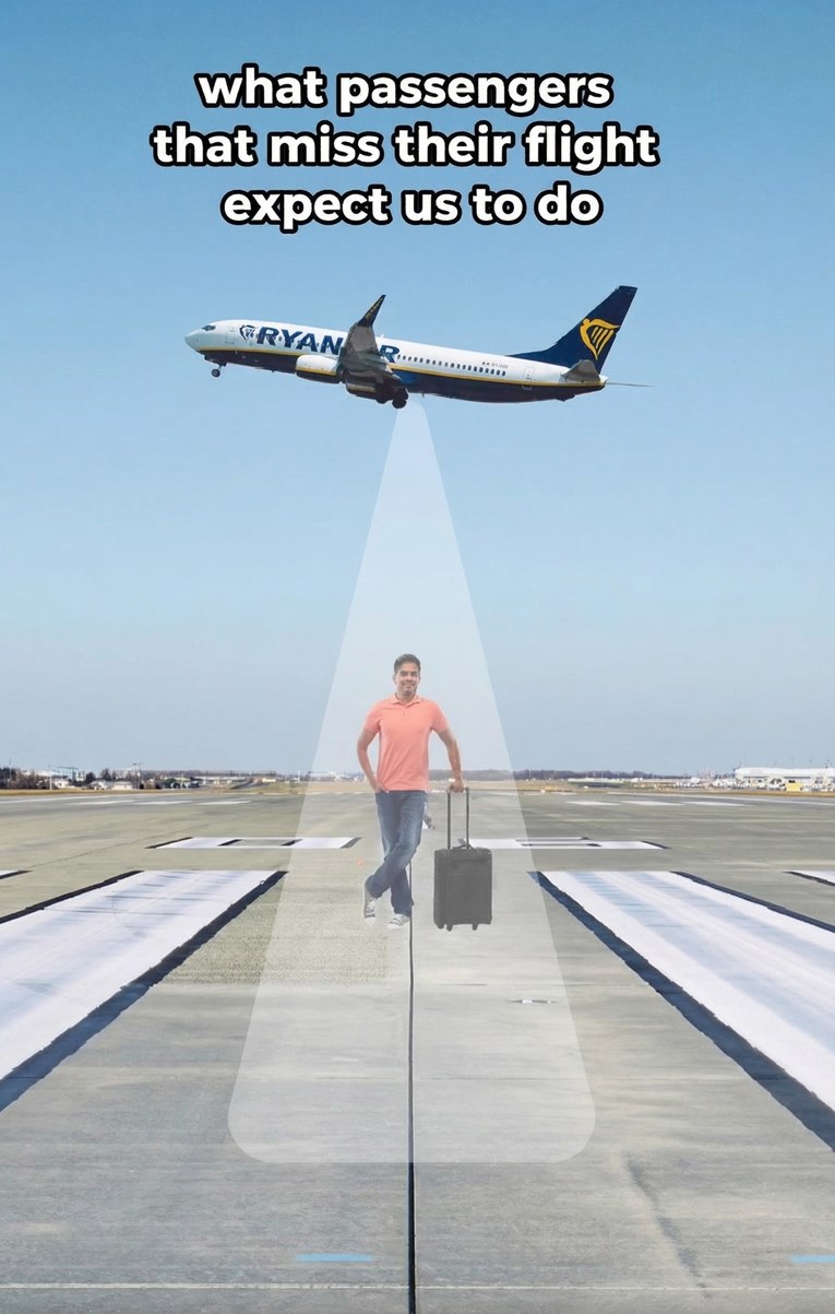 Pogledajte kako Ryanair sprda putnike koji kasne na let