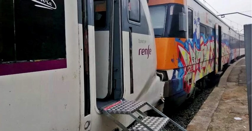 Sudarila se dva vlaka kod Barcelone, najmanje 155 ozlijeđenih
