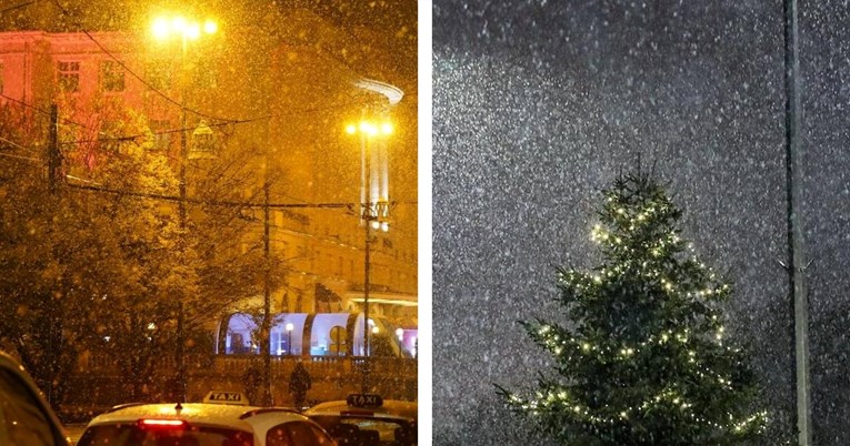 VIDEO I FOTO Snijeg u Zagrebu i nizu gradova, bit će ga još. Stiže jako zahlađenje