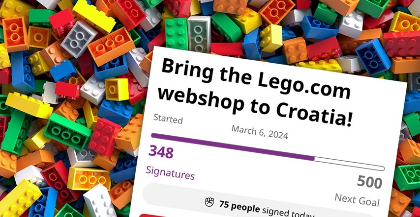 Goran je pokrenuo peticiju. Želi da Lego omogući narudžbe s web-shopa iz Hrvatske