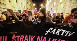 Prvi Noćni marš u Osijeku: "Štrajk u kuhinji, štrajk na ulici"