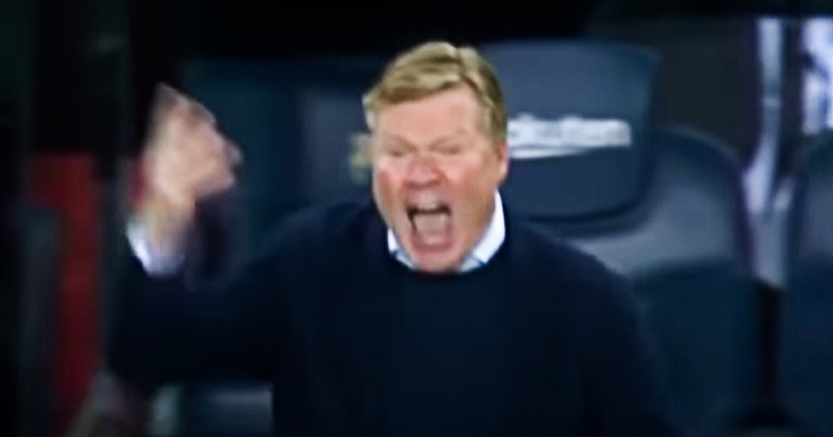 Koeman lud od bijesa. Camp Nouom odjekivalo urlanje na braniča. Odmah ga je zamijenio