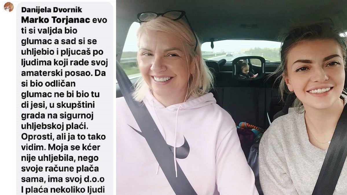 Danijela Dvornik napala Marka Torjanca: Da si bio odličan glumac ne bi bio tu di jesi