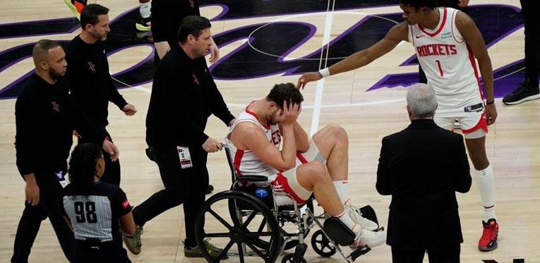 VIDEO Strašna ozljeda Baby Jokića. Najbolji tjedan NBA karijere završio je u kolicima