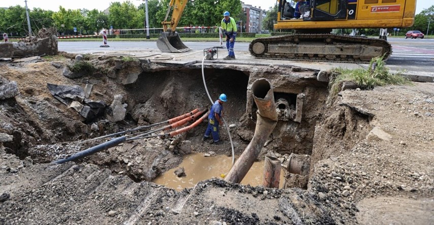 Pet velikih kvartova u Zagrebu tri tjedna ostaje bez tople vode