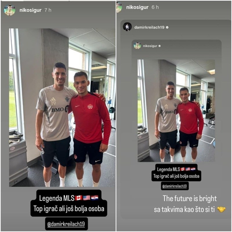 Hajdukovac se u Kanadi susreo s hrvatskom legendom MLS-a
