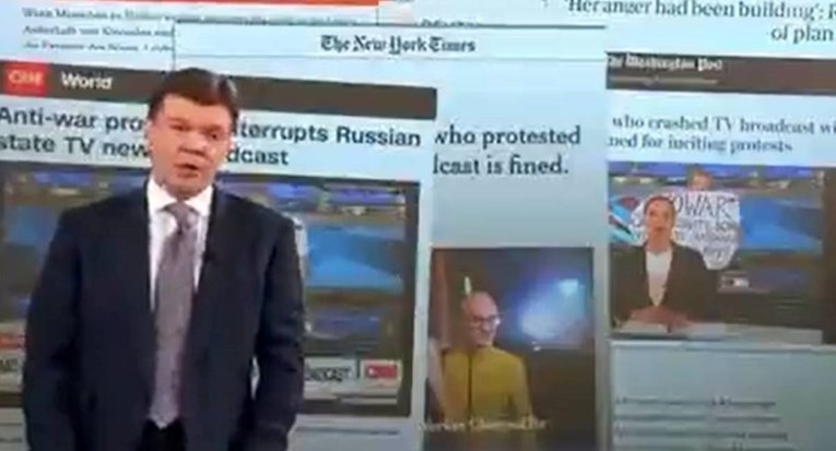 Ruska državna televizija o prosvjedu svoje urednice: Ona je britanska špijunka
