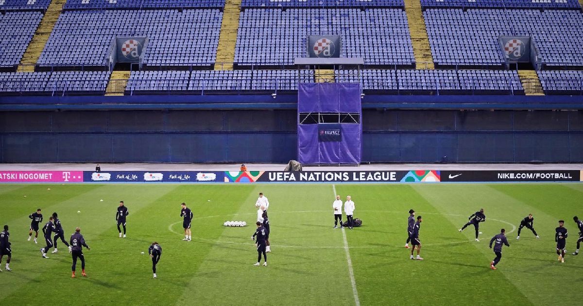 FOTO Pogledajte kako je izgledao posljednji trening francuskih zvijezda na Maksimiru
