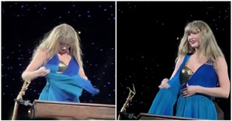 VIDEO Taylor Swift imala nezgodu s haljinom tijekom nastupa
