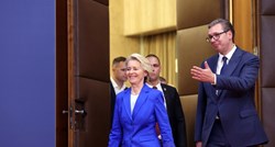 Von der Leyen se sastala s Vučićem u Beogradu, pozvala Srbiju da se uskladi s EU