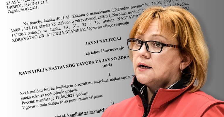 Sumnjiv natječaj za šefa Štampara: Mijenjali statut pa odabrali Šostarovu zamjenicu