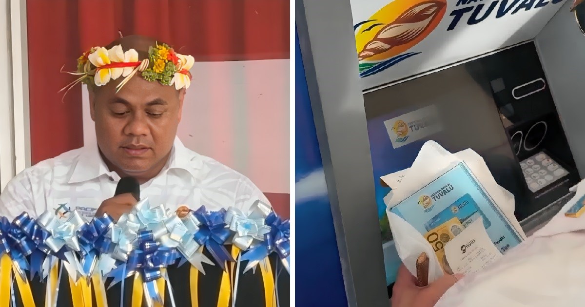 "Danas slavimo povijest": Mala pacifička država svečano otvorila prvi bankomat