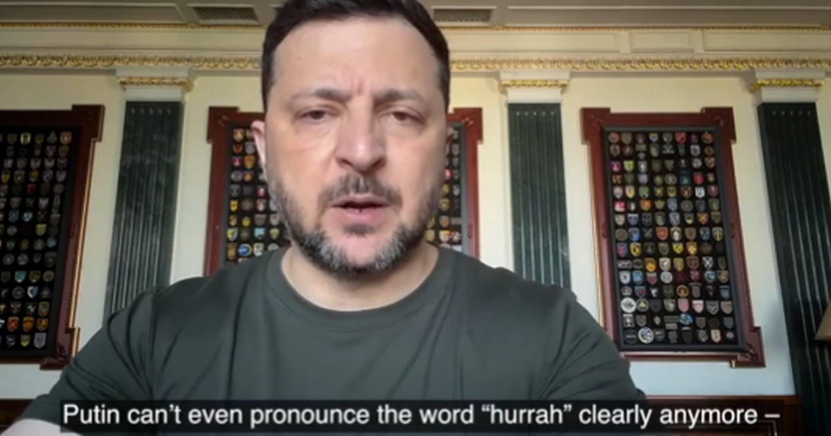 VIDEO Snimka Putina postala viralna. Zelenski: Više ne može ni "ura" izgovoriti
