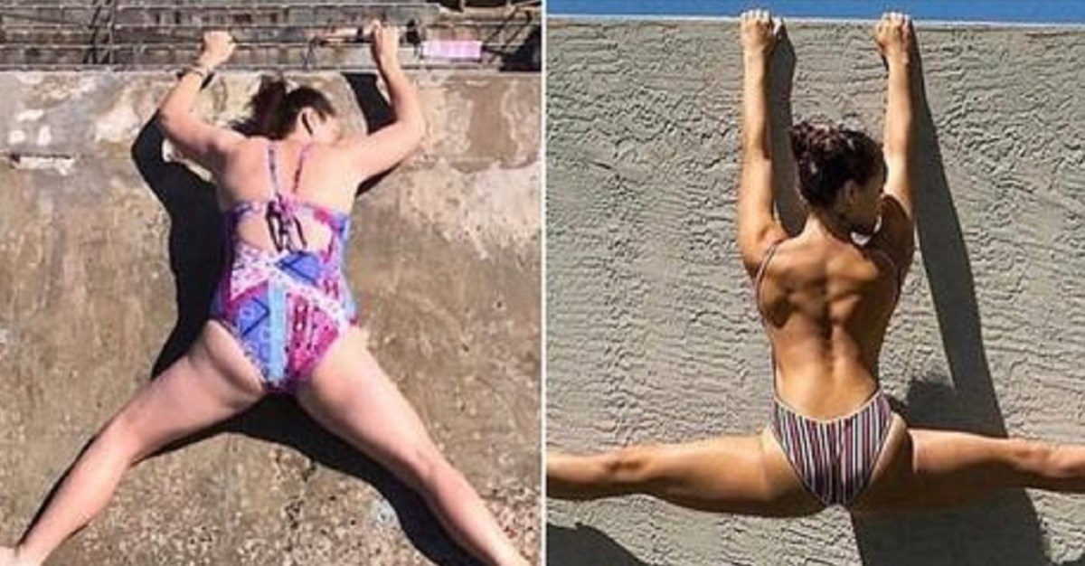 Oponašala atletsku pozu Instagram modela, fotka nasmijala preko pola milijuna ljudi