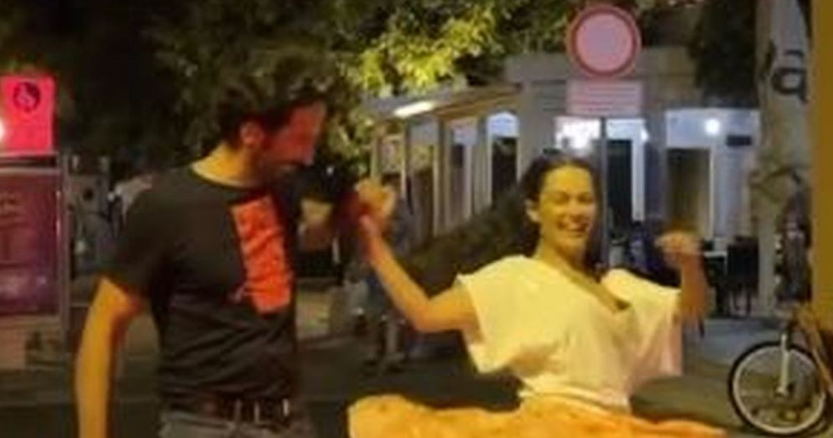 Miletić objavio snimku s Kristinom Krepelom, zaplesali su na ulici