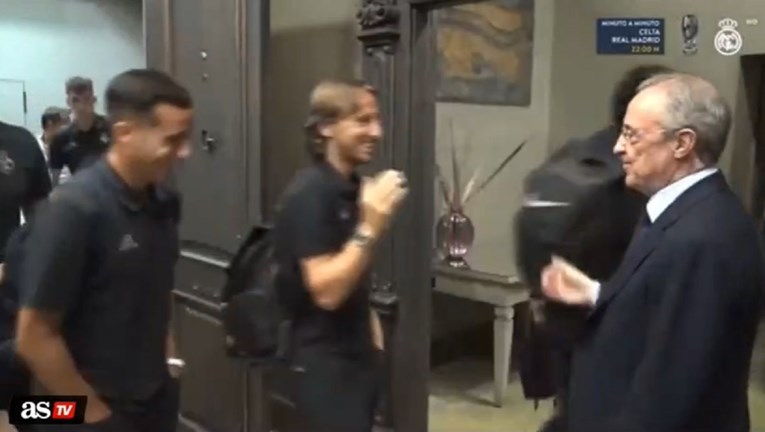 Perez pružio ruku igračima Reala, samo su Modrić, Benzema i Ancelotti dobili zagrljaj