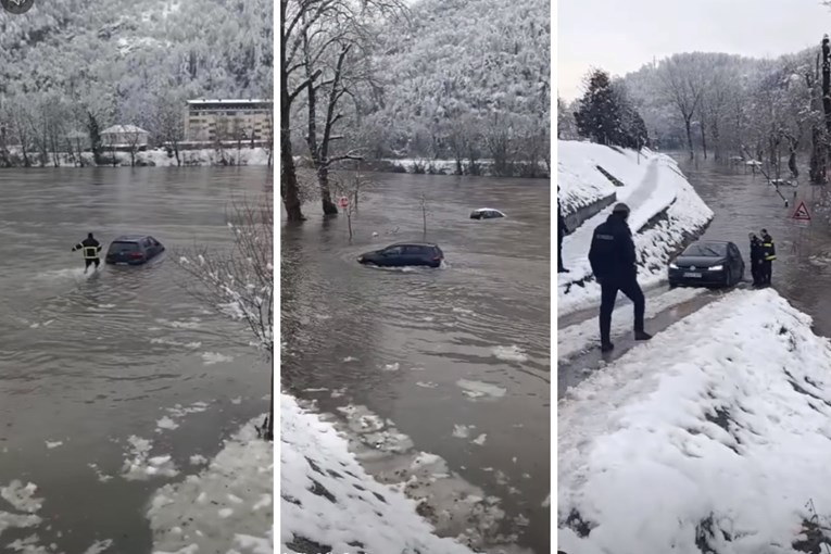 Nevjerojatna akcija: Vatrogasac iz BiH upalio Golfa i izvezao ga iz rijeke