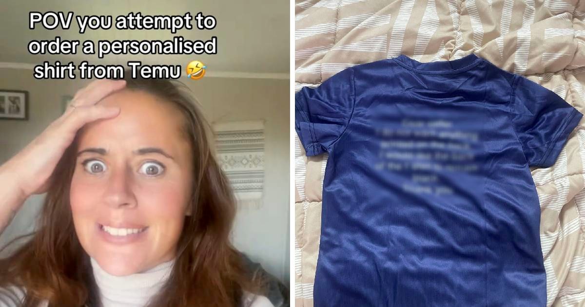 Naručila na Temuu personaliziranu majicu za sina pa umrla od smijeha kad je stigla