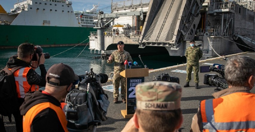 Američka vojna oprema stigla u Zadar, koristit će se u međunarodnoj vojnoj vježbi