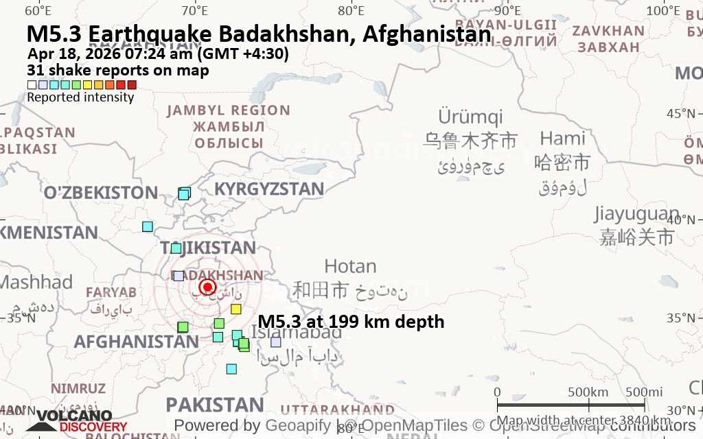 Potres jačine 5.5 pogodio Pakistan i Afganistan