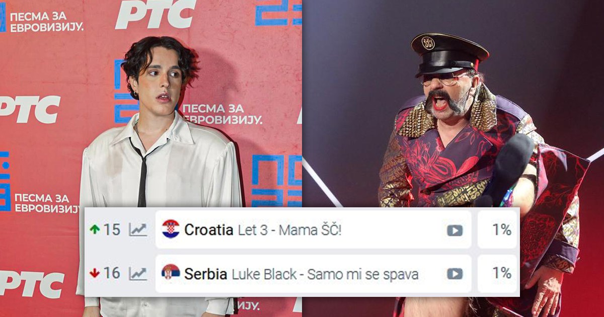 Hrvatska je prešišala Srbiju na kladionici za Eurosong