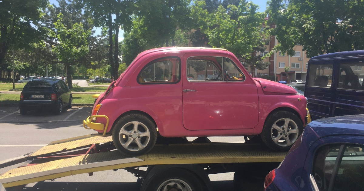 FOTO Nađen je rozi Fićek koji je nestao u Zagrebu. Nažalost, stradao je