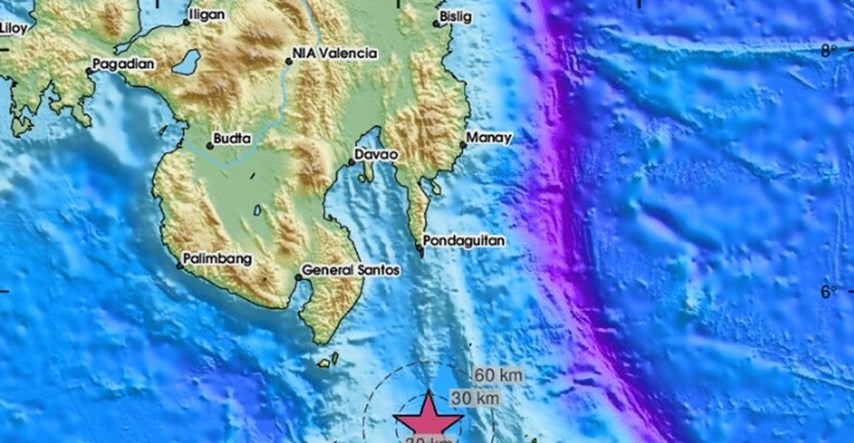 Potres magnitude 6.8 na Filipinima, procjenjuje se mogućnost tsunamija