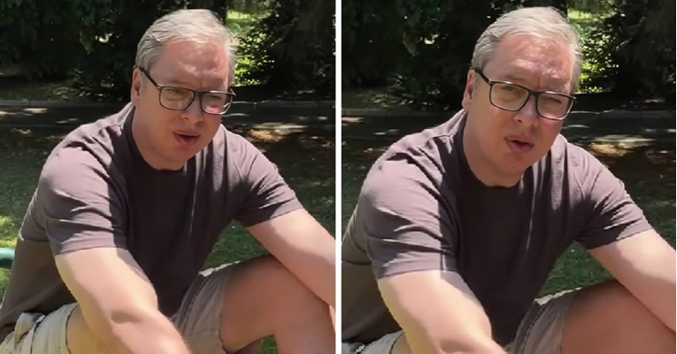 Aleksandar Vučić se snimio na klupi za vježbanje: "Da budem za nijansu manje debeo"