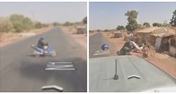 Snimka s Google Mapsa: Auto Street Viewa sudario se s motociklistom pa pobjegao?