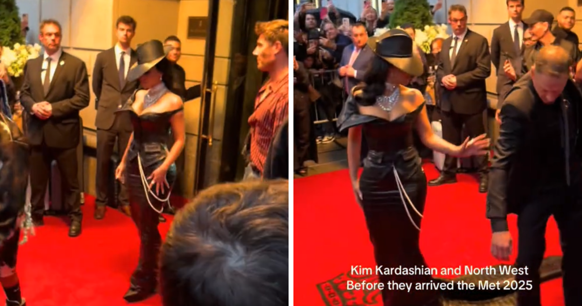 VIDEO Kim Kardashian izgrdila zaštitara jer joj je stao na haljinu pred Met Galu