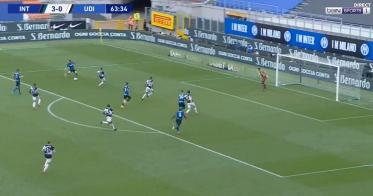 Perišić zabio prekrasan gol u Interovoj rapsodiji. Suigrači su mu zapljeskali